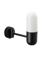 Zeta Vägglampa IP44 Mattsvart 23cm