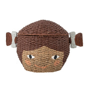 Lill Korg med lock, Brun