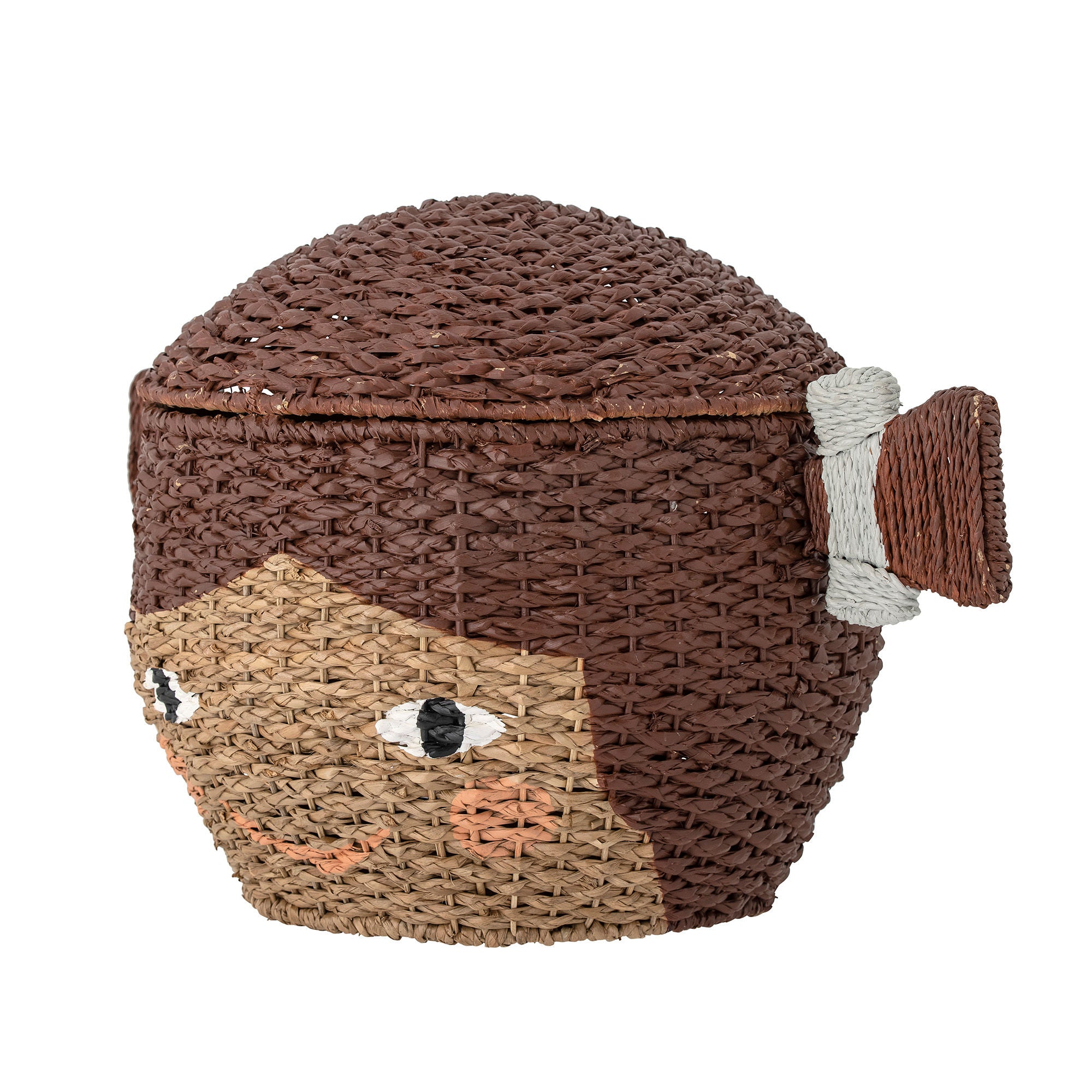 Lill Korg med lock, Brun