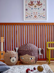 Lill Korg med lock, Brun