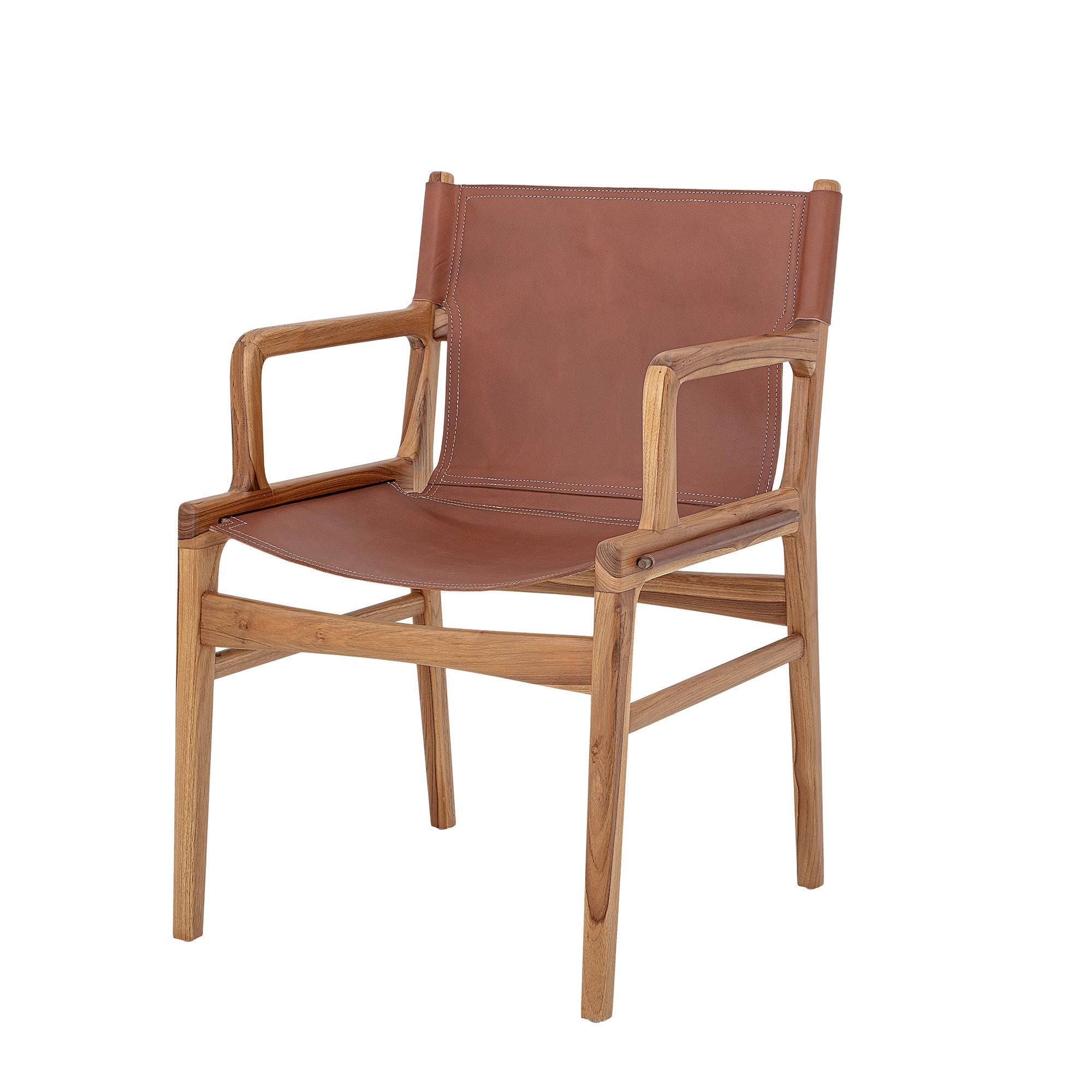 Ollie Loungestol Läder, Brun