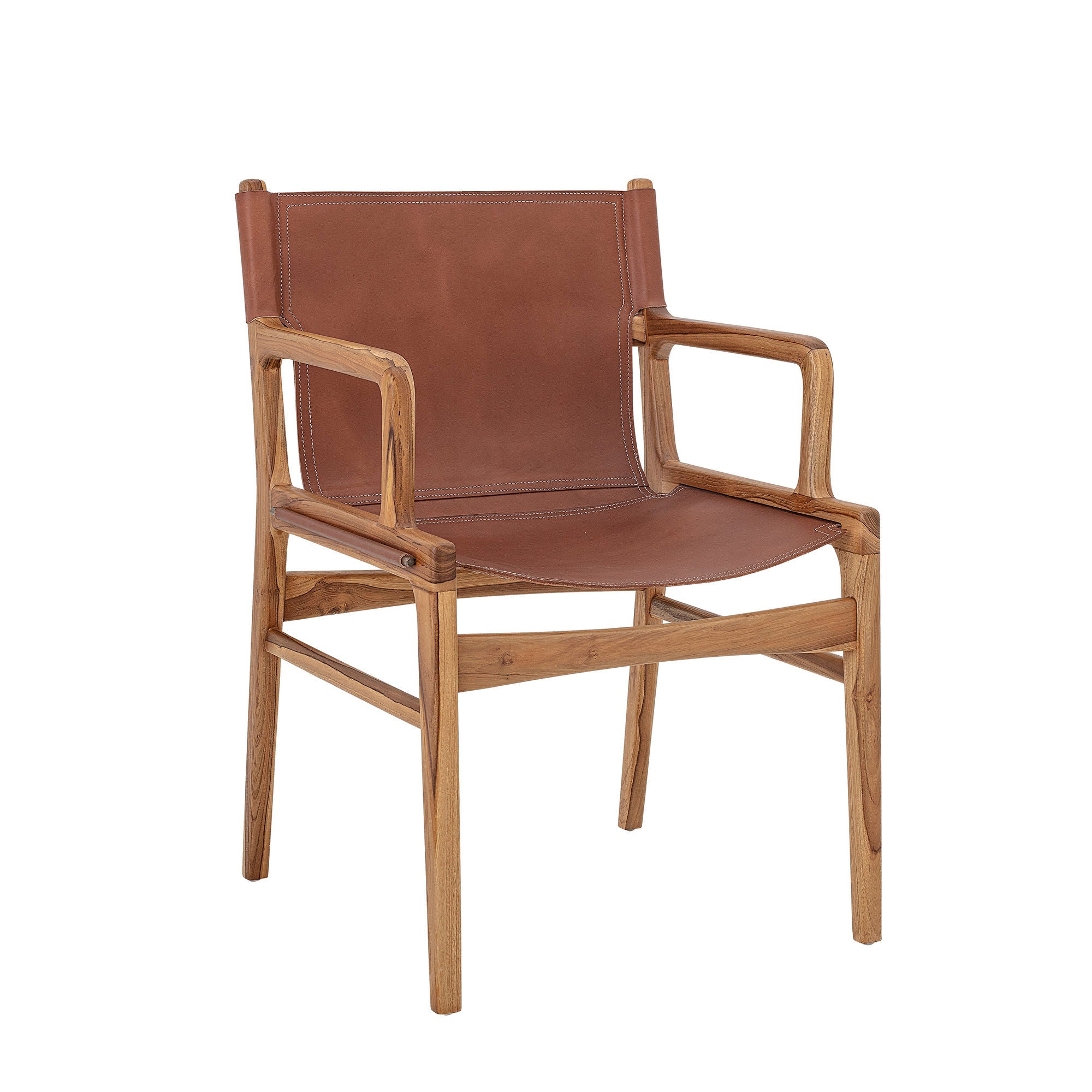 Ollie Loungestol Läder, Brun