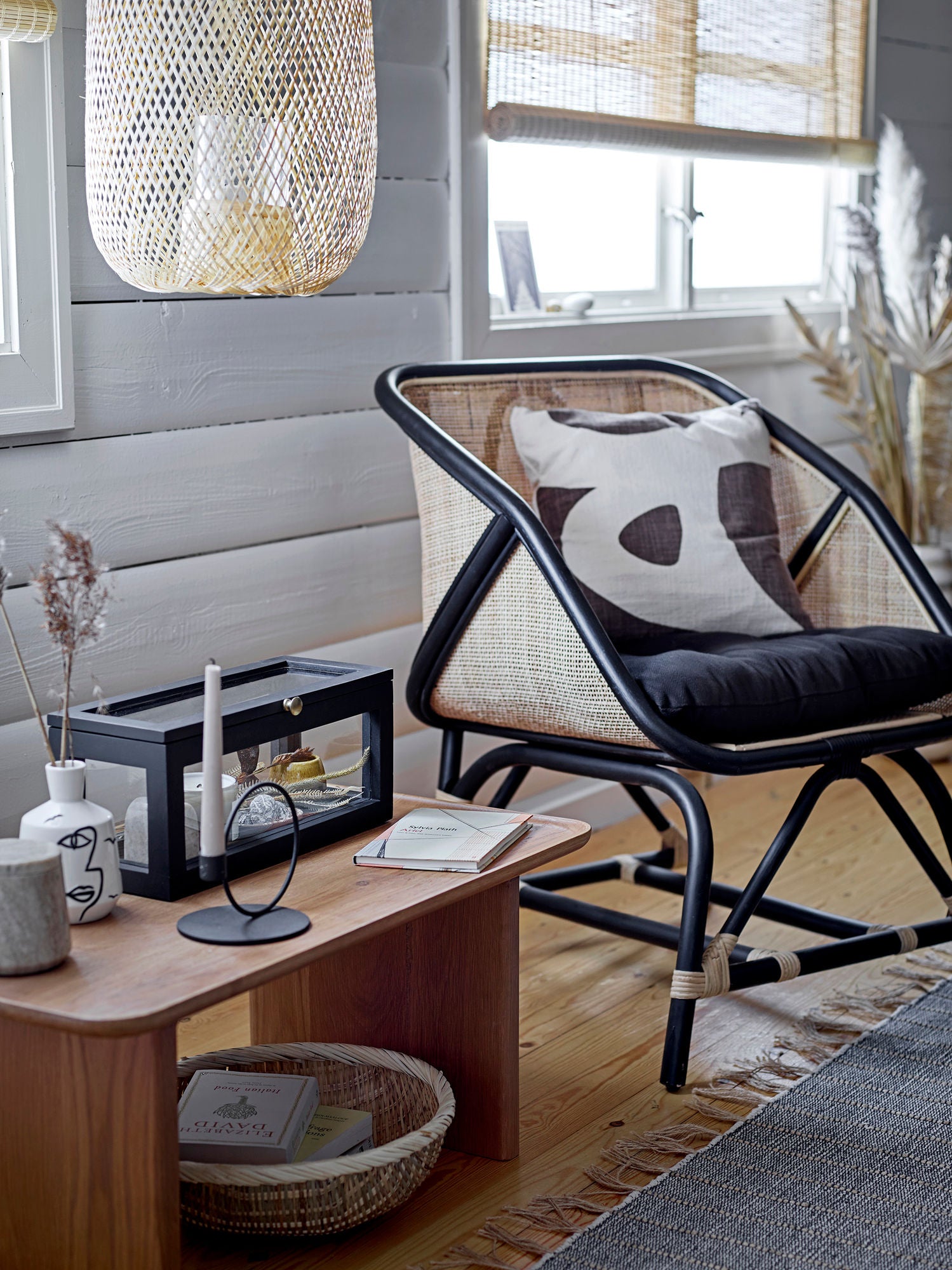 Loue Loungestol Rotting, Svart