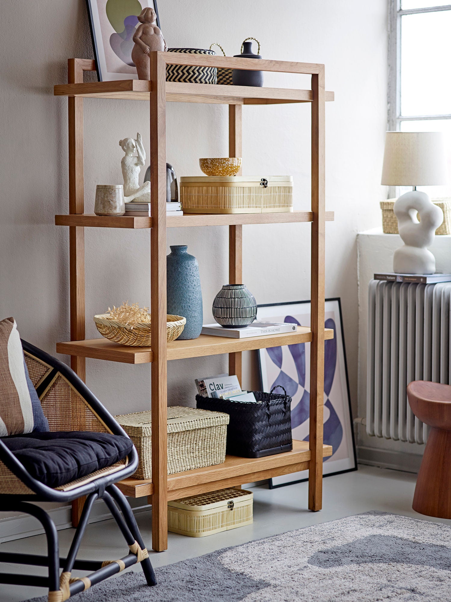 Loue Loungestol Rotting, Svart