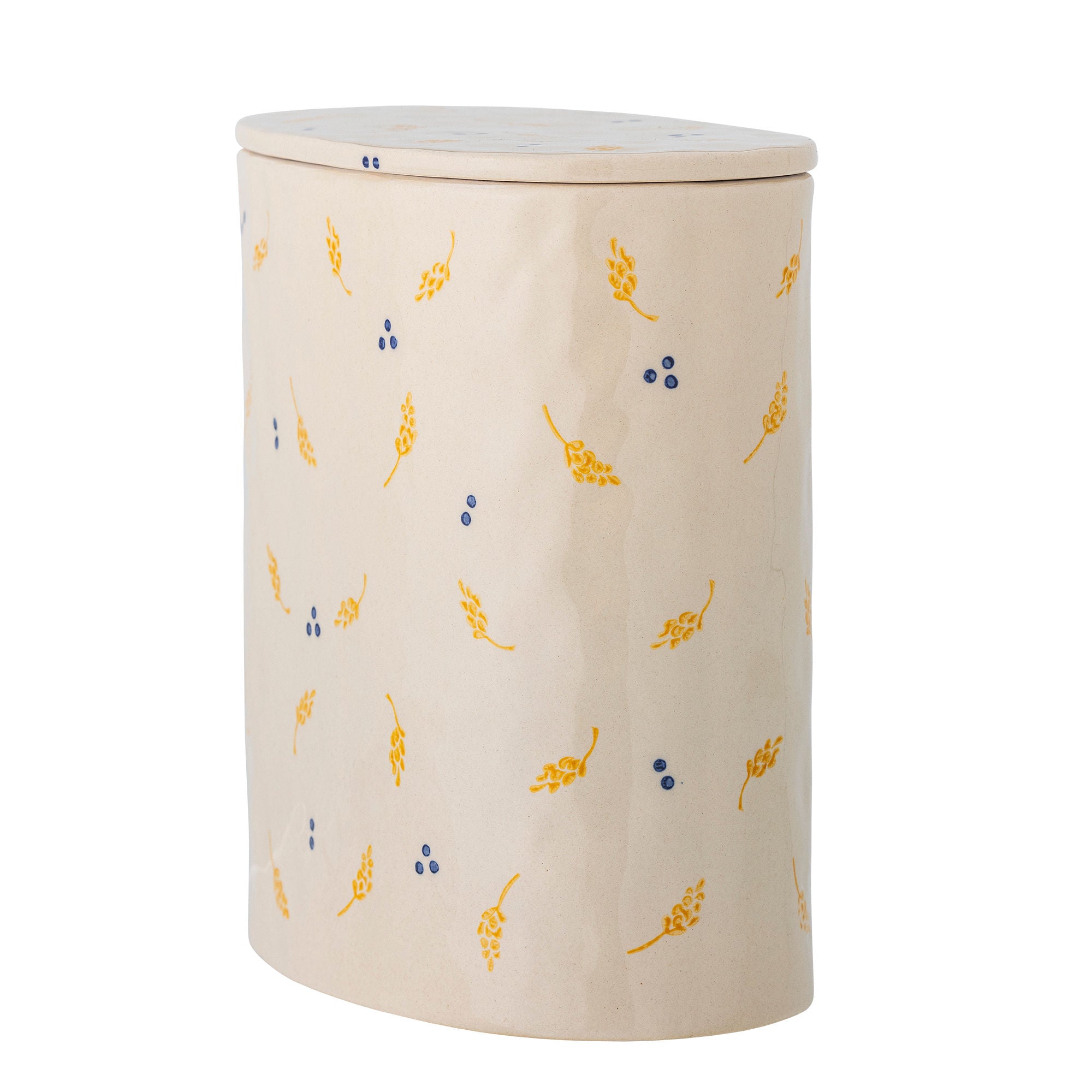 Pippine Burk med lock, Vit