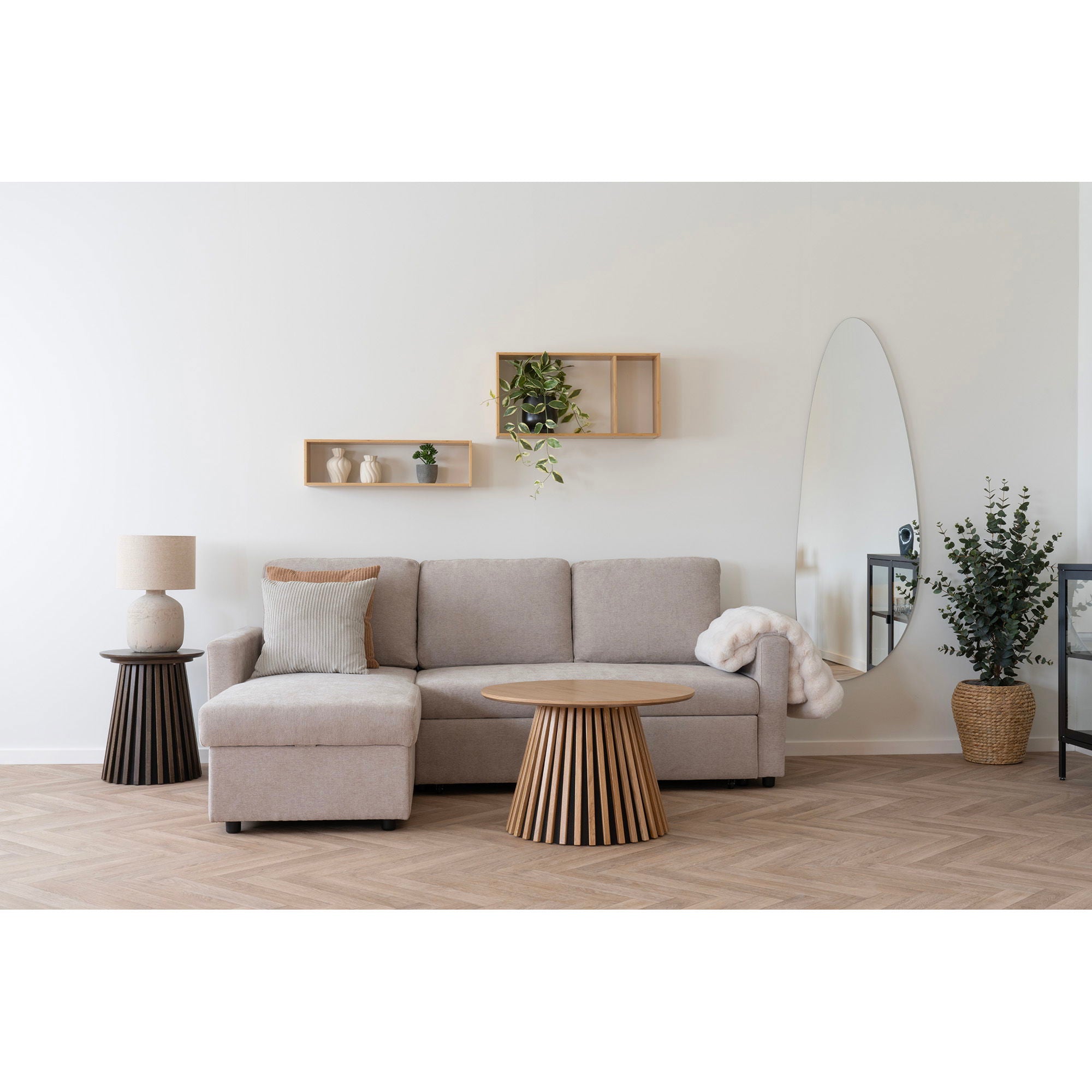 Galena pläd 180x130, Vit