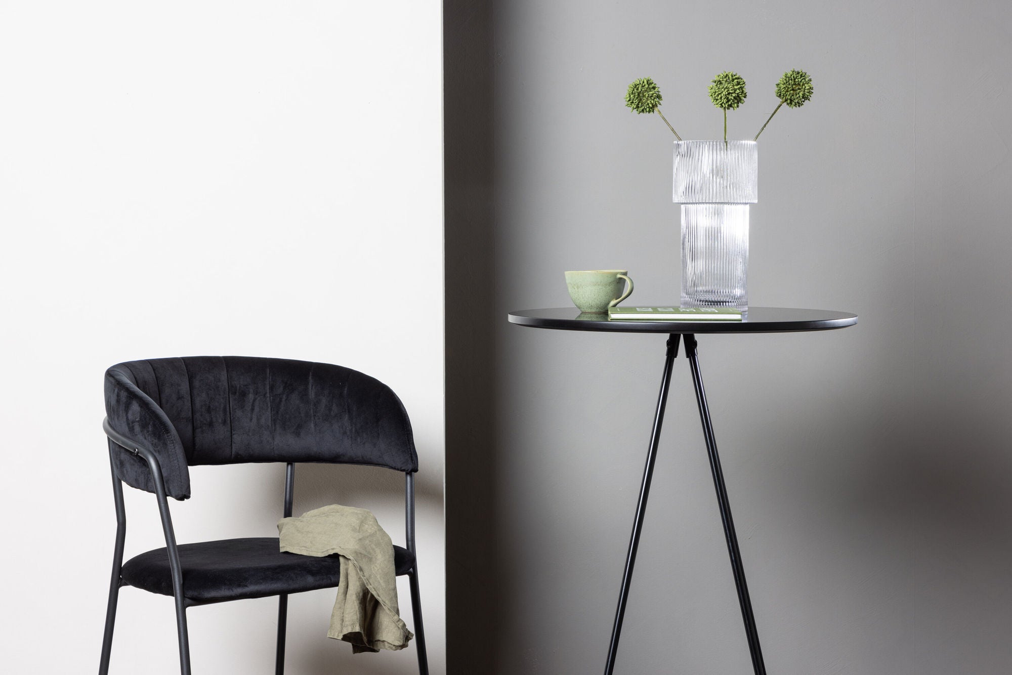 Bistro Barbord ø60, Svart