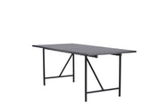Astrid Matbord 90 x 200, Svart