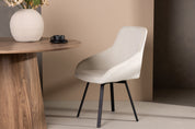 Rosie Matstol Beige, 2-Pack