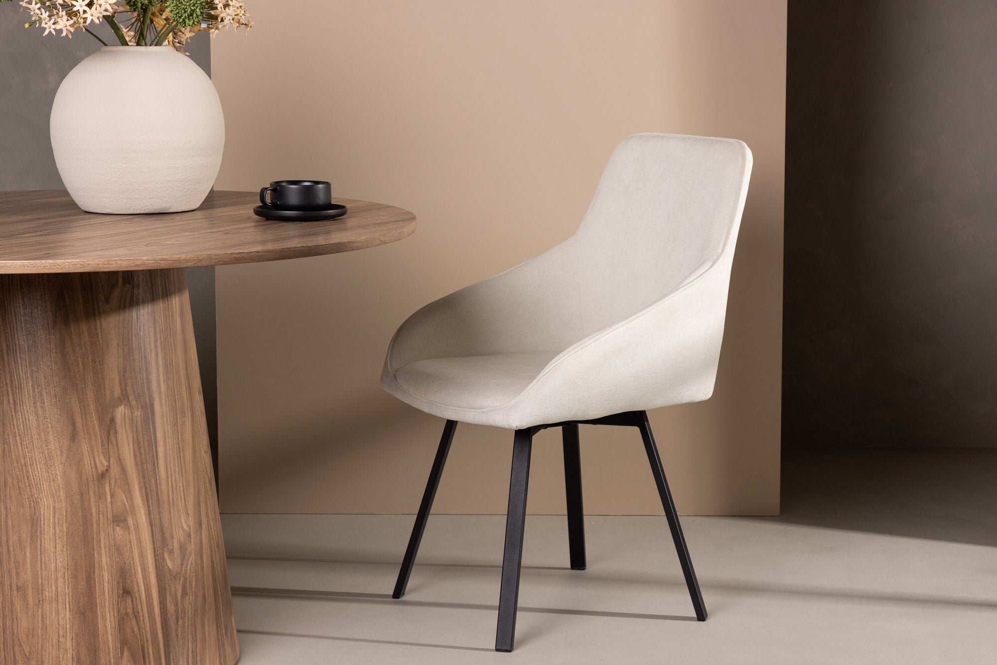 Rosie Matstol Beige, 2-Pack