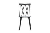 Mariette Matstol Svart, 2-Pack