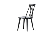 Mariette Matstol Svart, 2-Pack