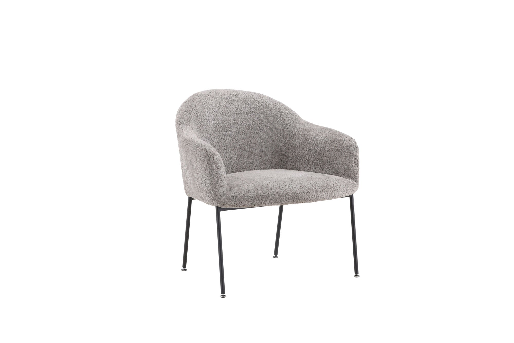Cilla Fåtölj Bouclé, Grå