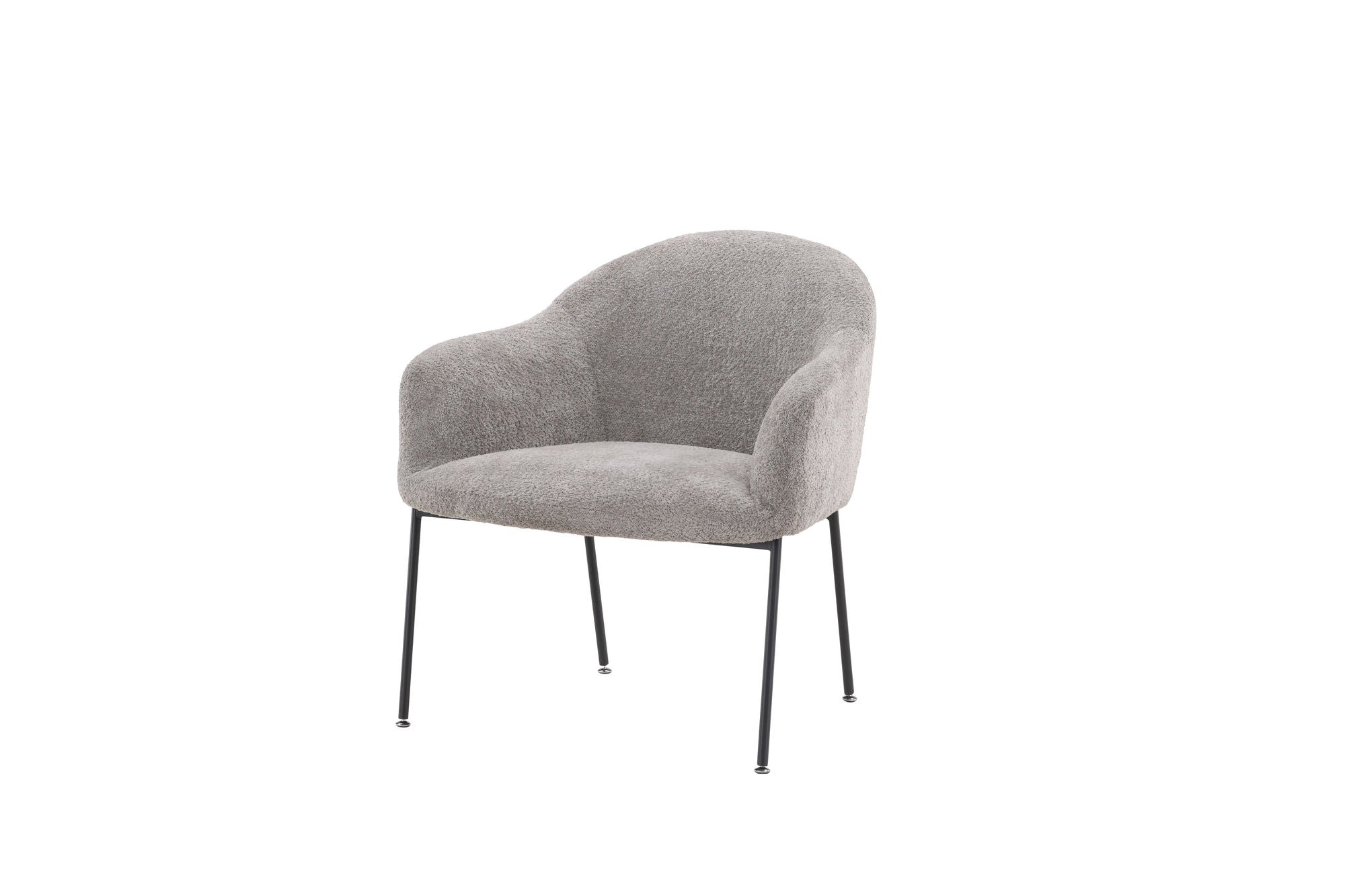 Cilla Fåtölj Bouclé, Grå