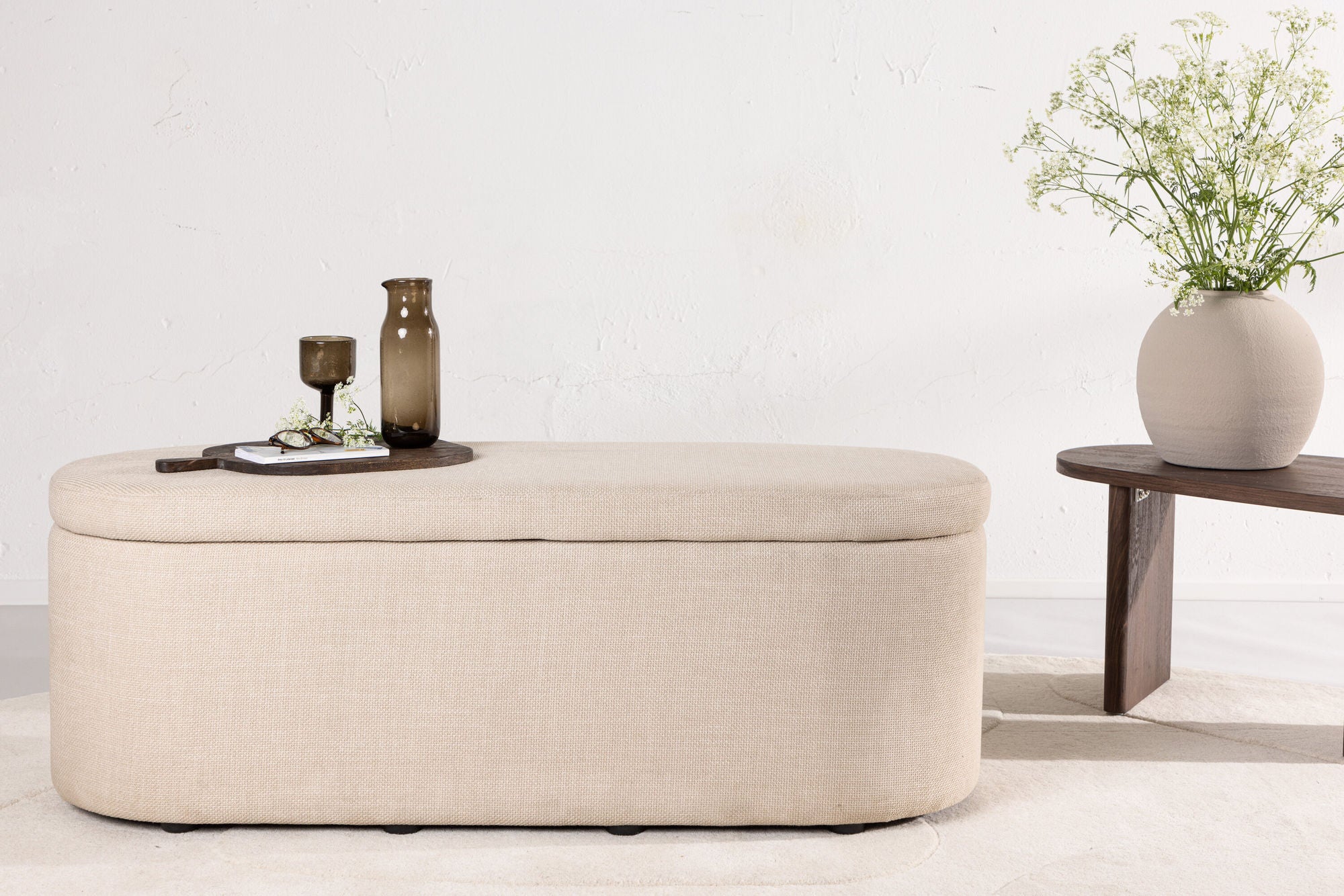 Potenza Sittpuff, Offwhite