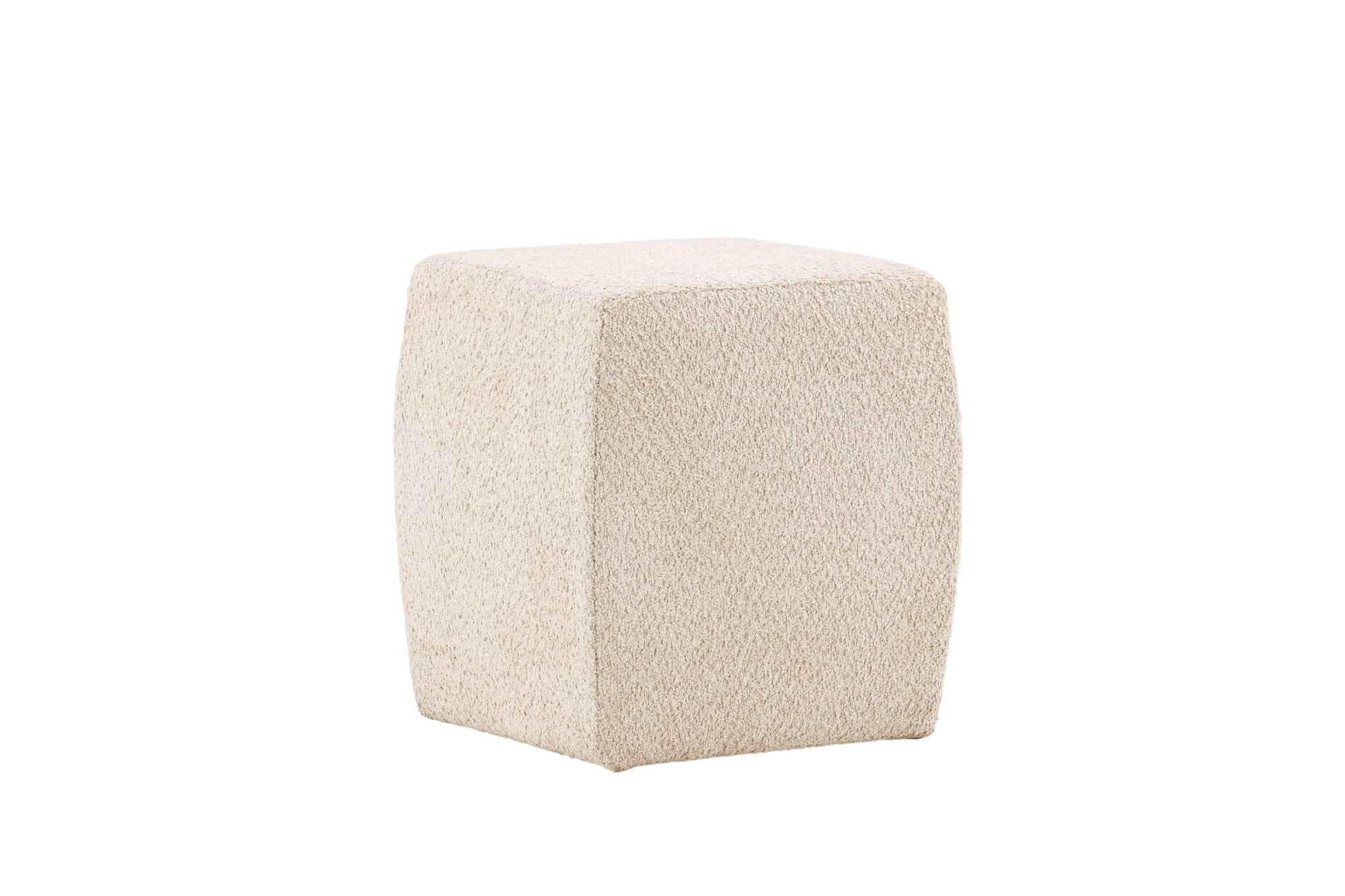Neapel Sittpuff Bouclé, Beige