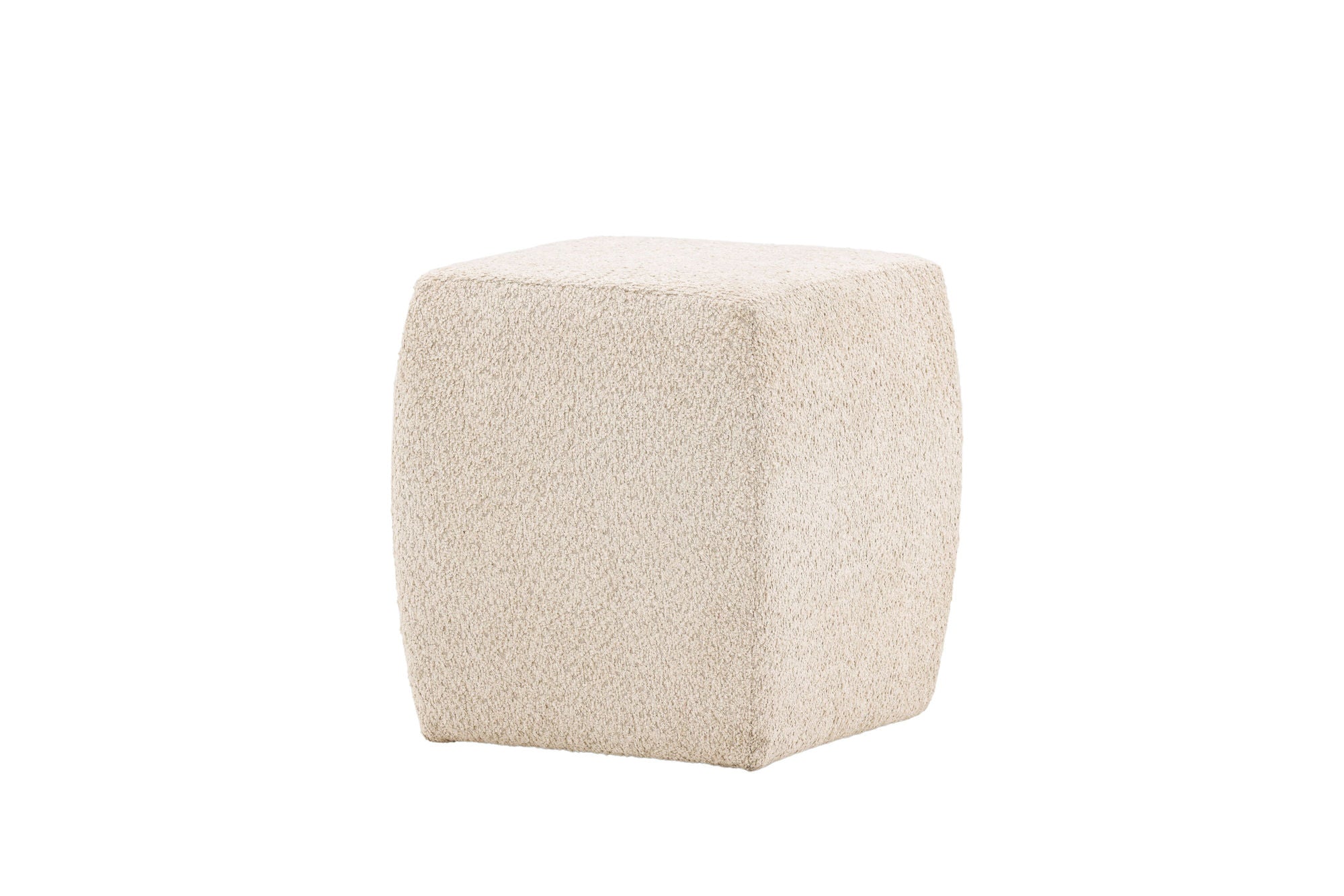 Neapel Sittpuff Bouclé, Beige