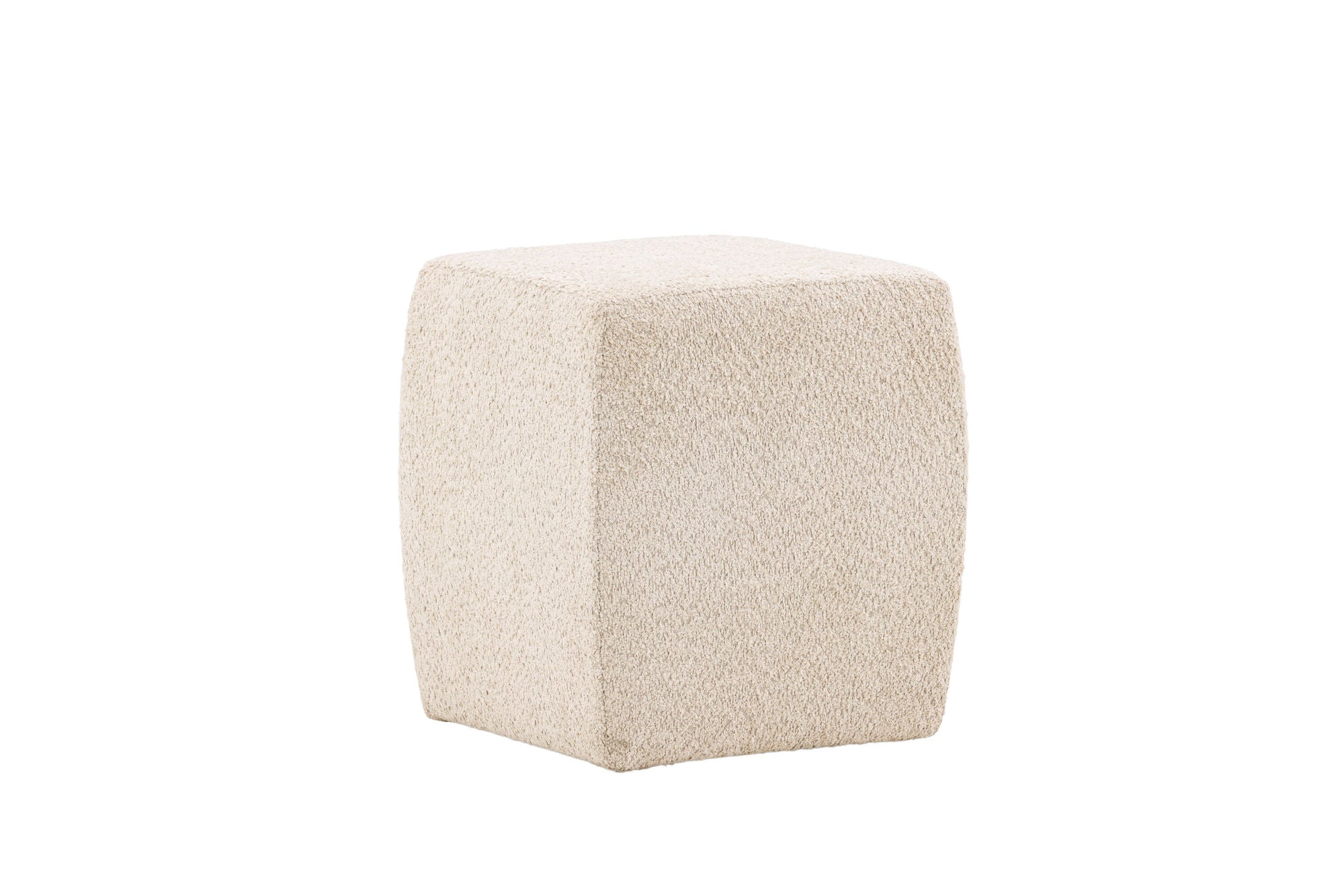 Neapel Sittpuff Bouclé, Beige