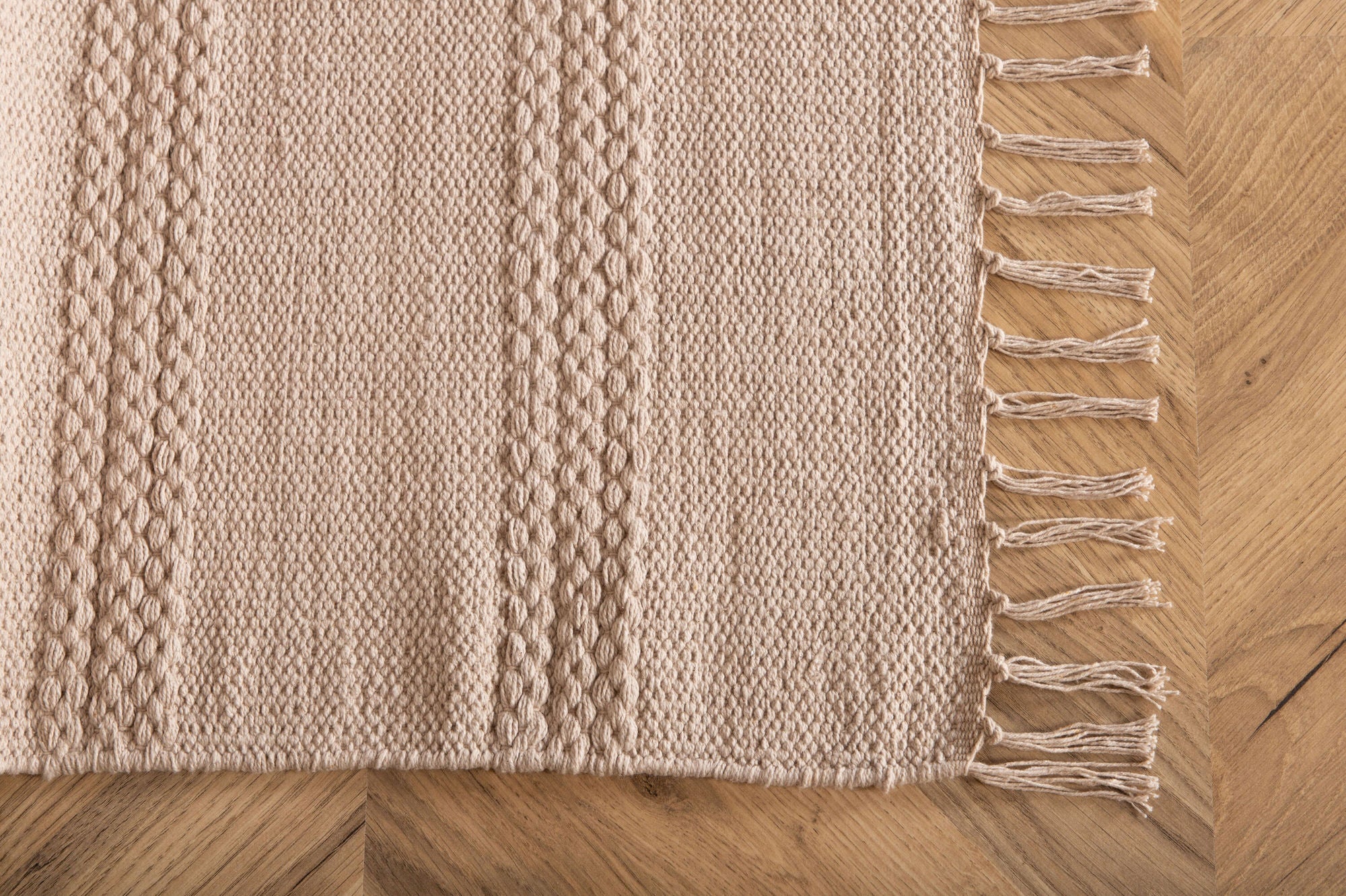 Nico Bomullsmatta 80x250, Beige