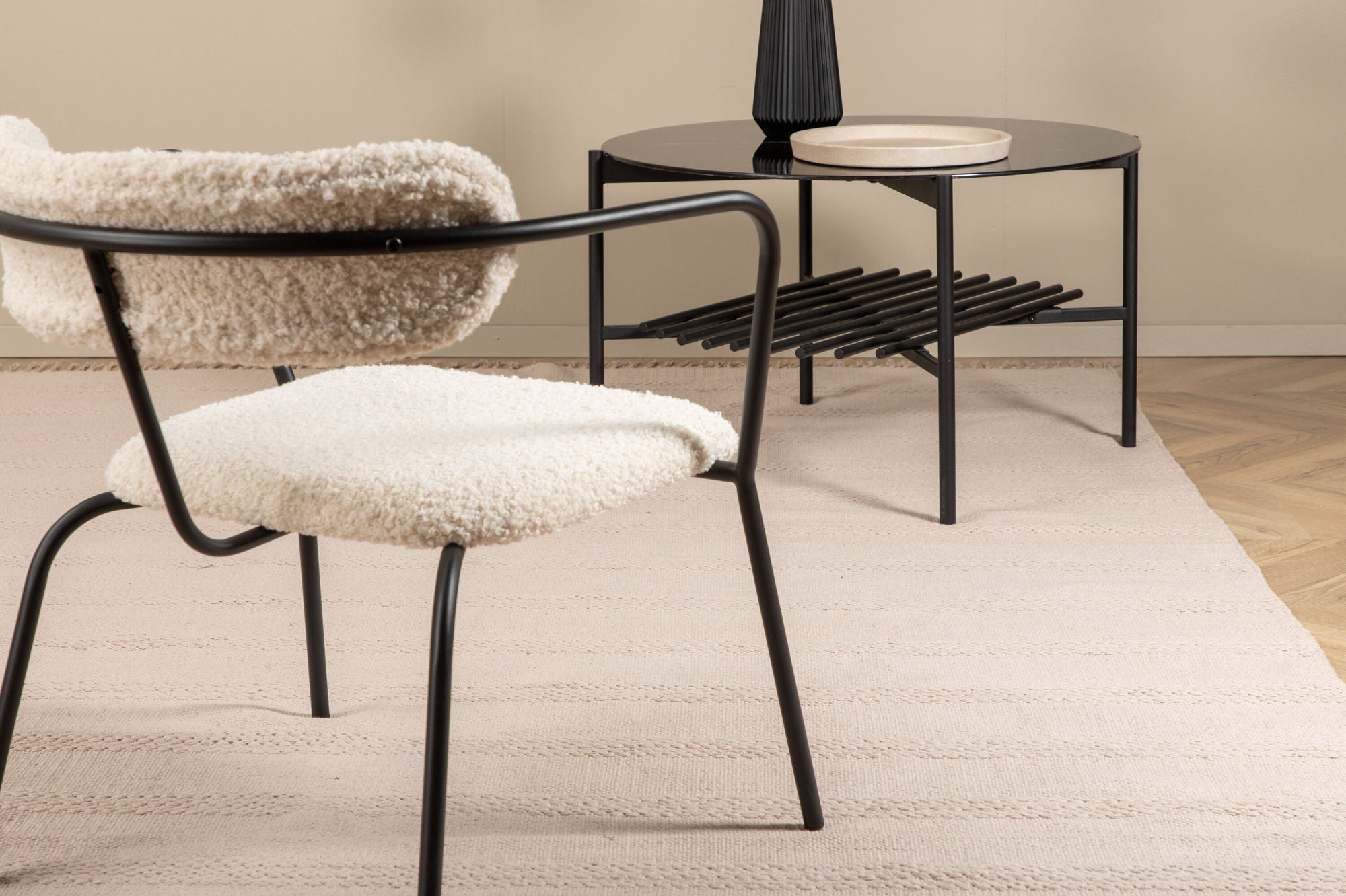 Nico Bomullsmatta 200x300, Beige