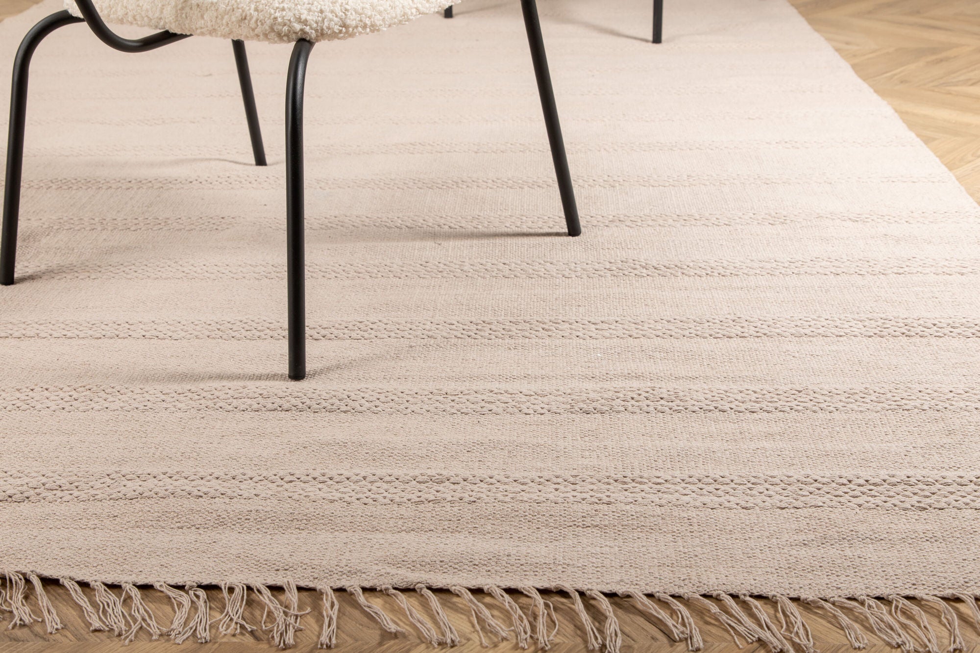 Nico Bomullsmatta 200x300, Beige