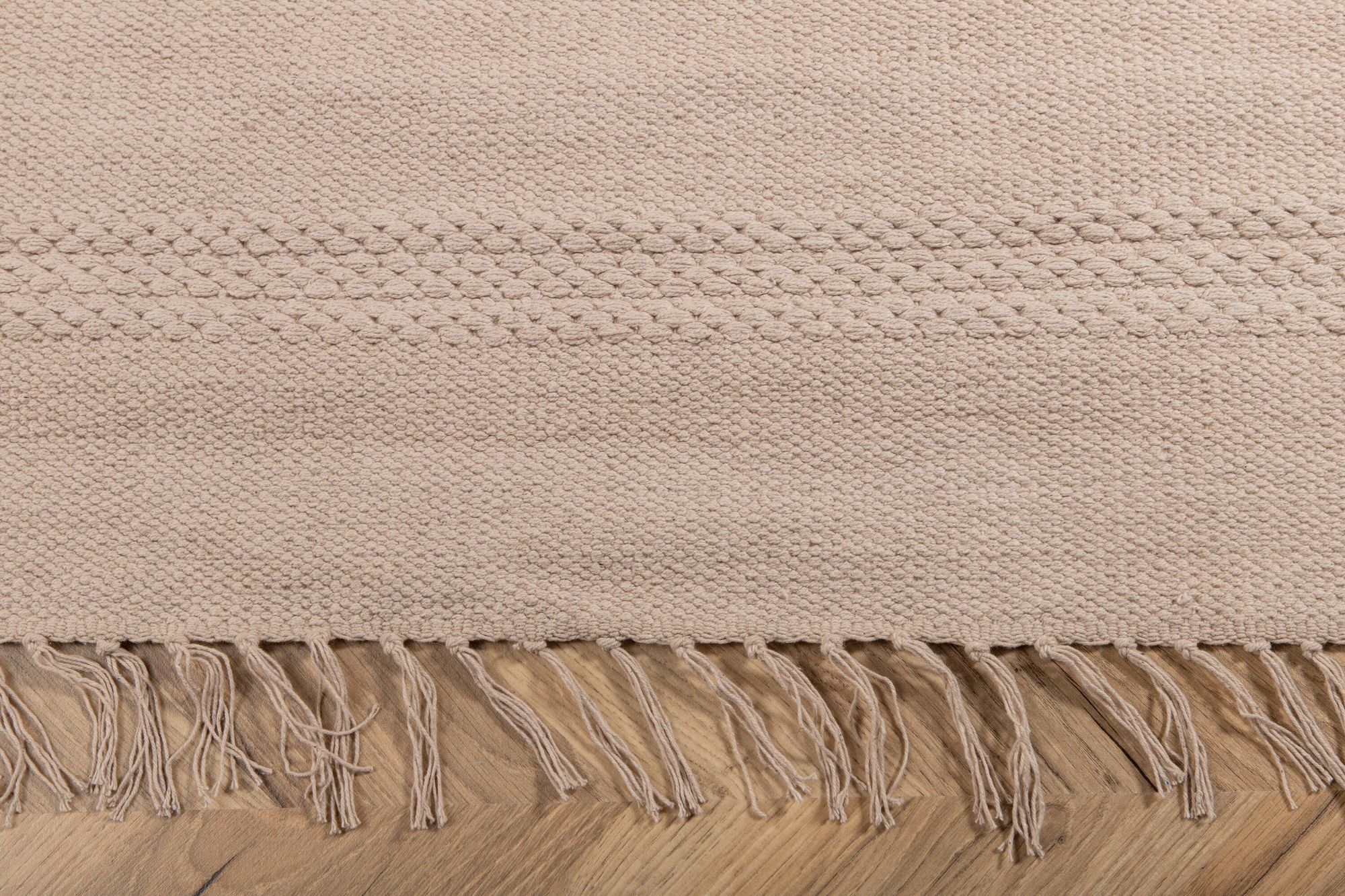 Nico Bomullsmatta 160x230, Beige