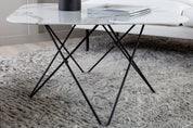 Soffbord Marmor, Vit