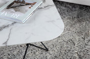 Soffbord Marmor, Vit