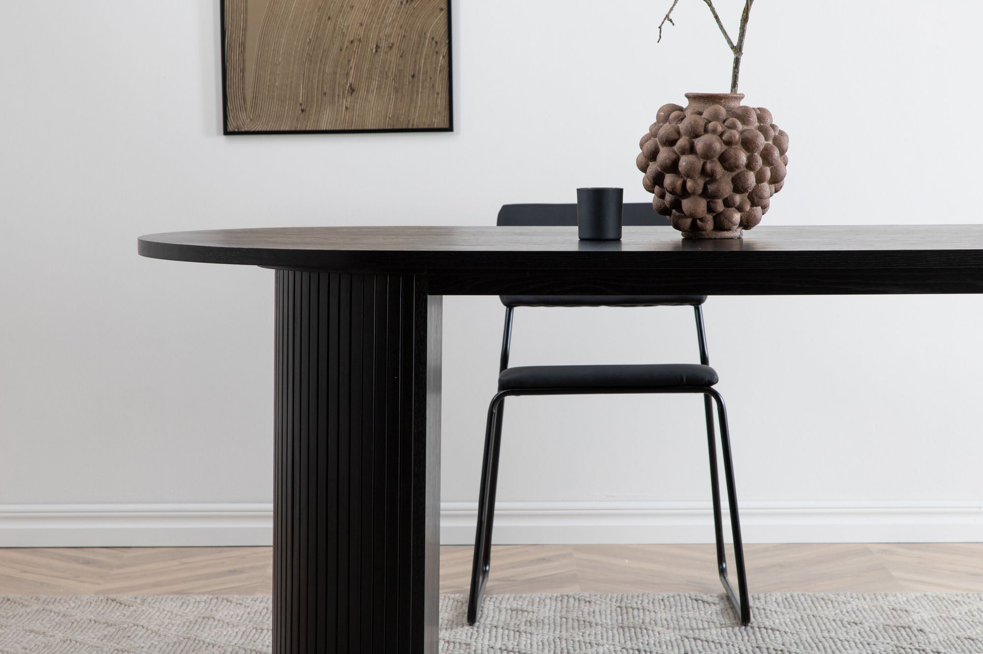 Bianca Matbord 200 x 90, Svart