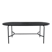 Skate Matbord Oval, Svart