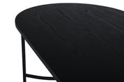 Skate Matbord Oval, Svart
