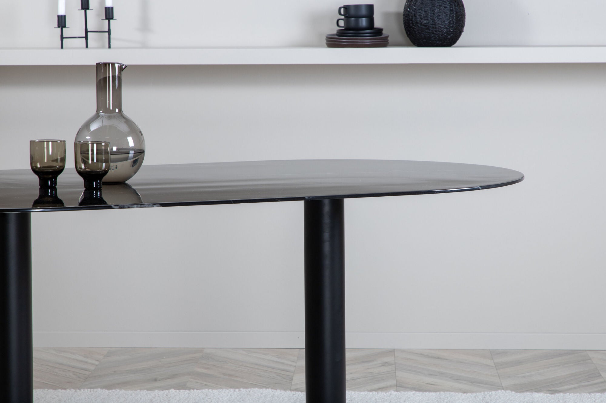 Perl Matbord 180cm, Svart