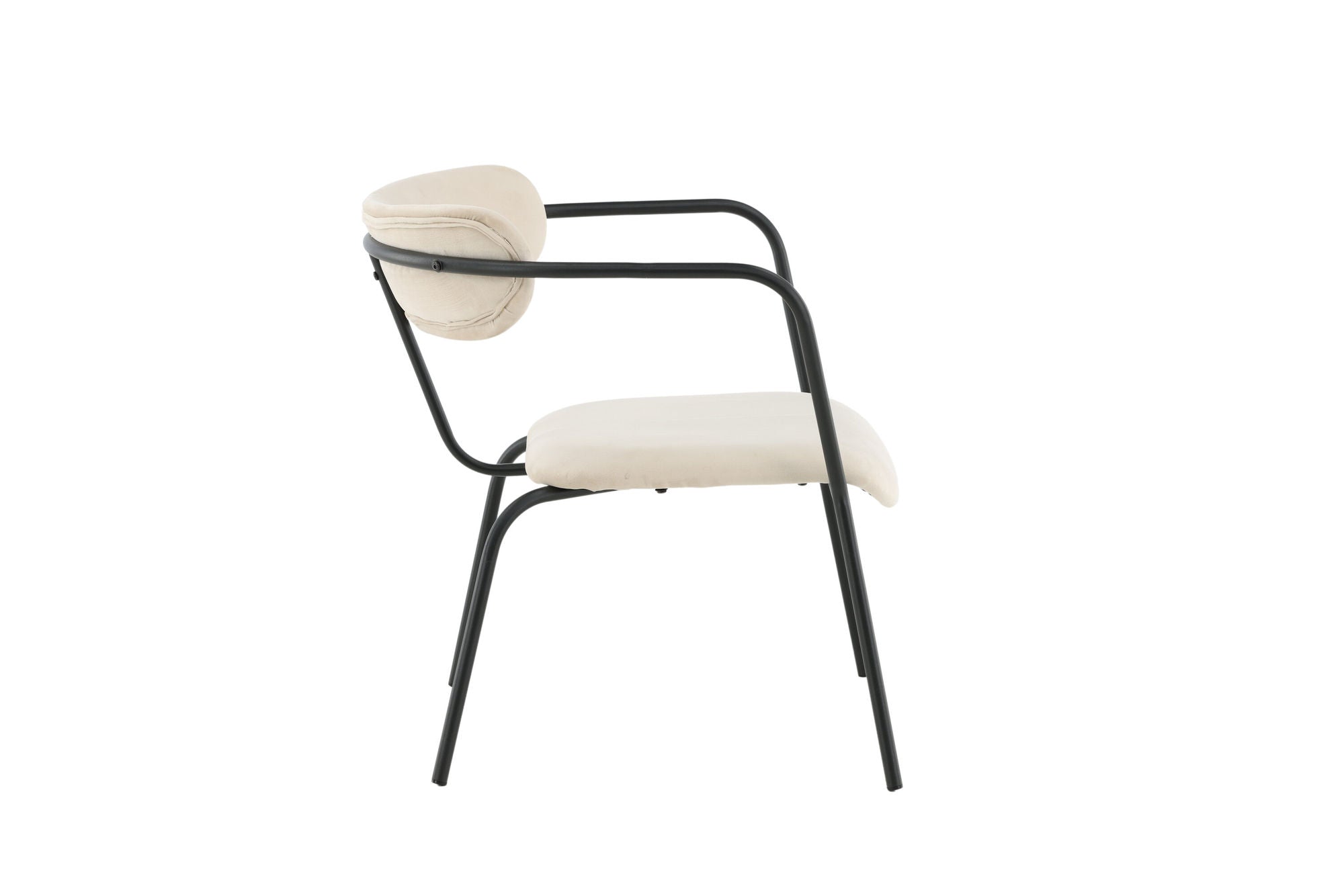 Dana Fåtölj Sammet, Beige