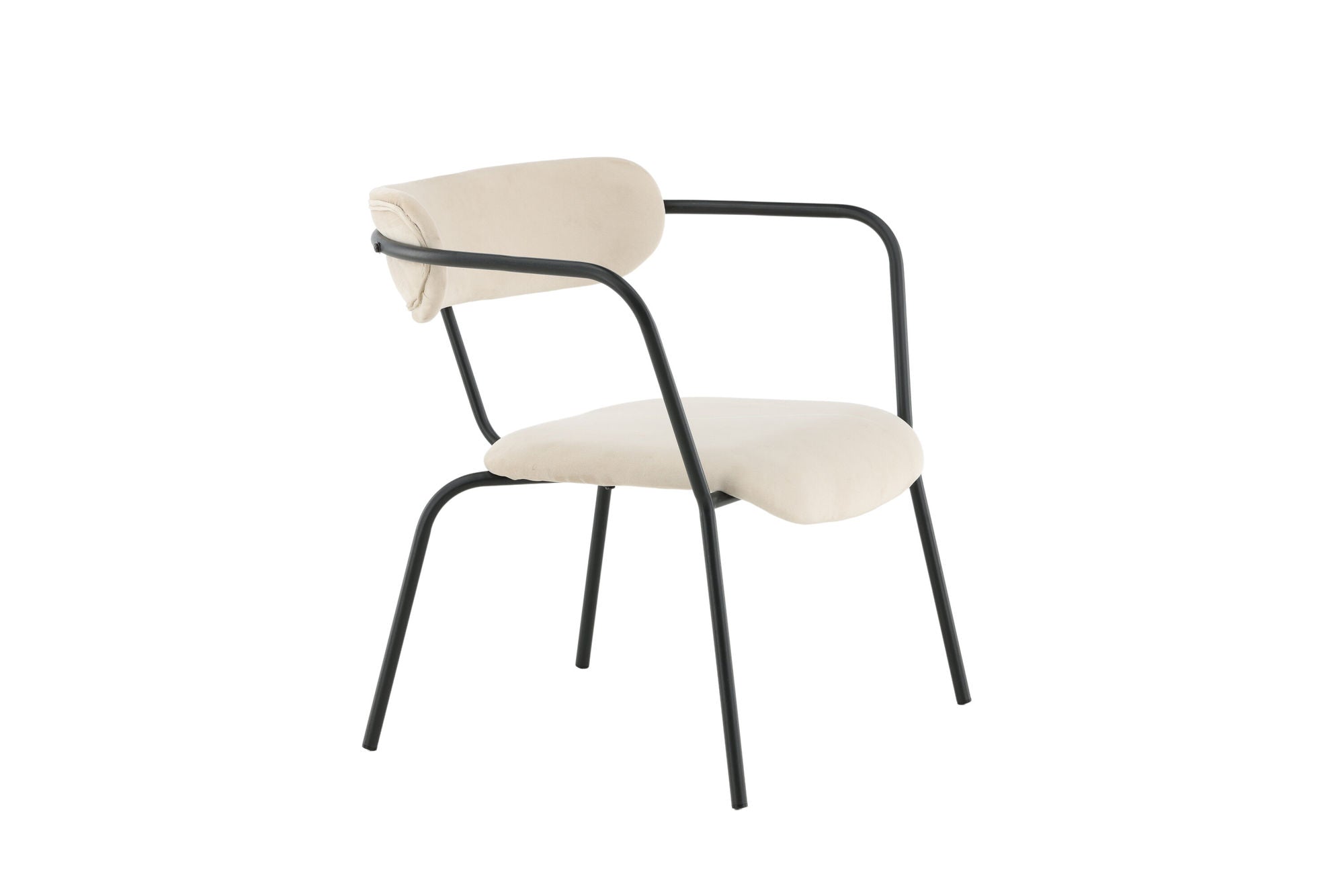 Dana Fåtölj Sammet, Beige