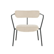 Dana Fåtölj Sammet, Beige