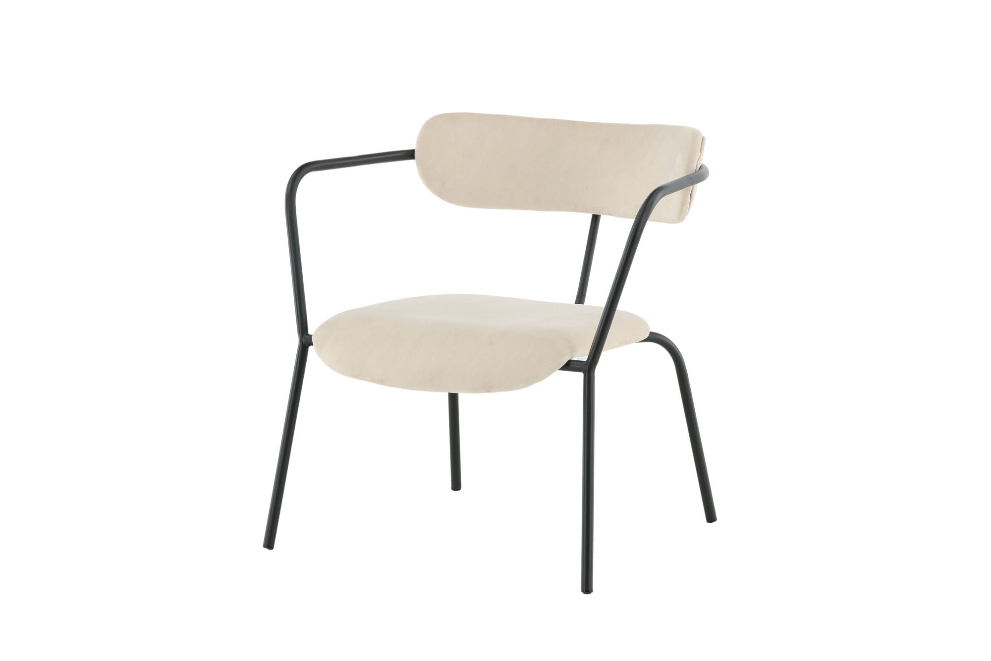 Dana Fåtölj Sammet, Beige