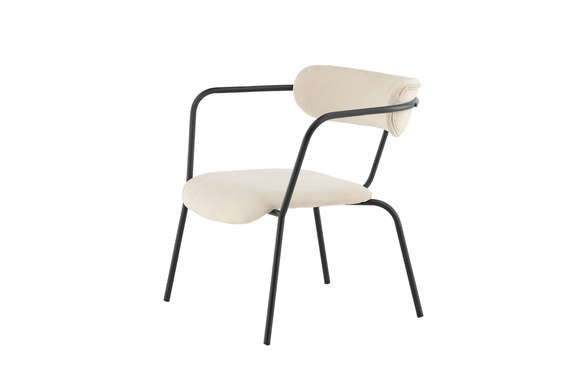 Dana Fåtölj Sammet, Beige
