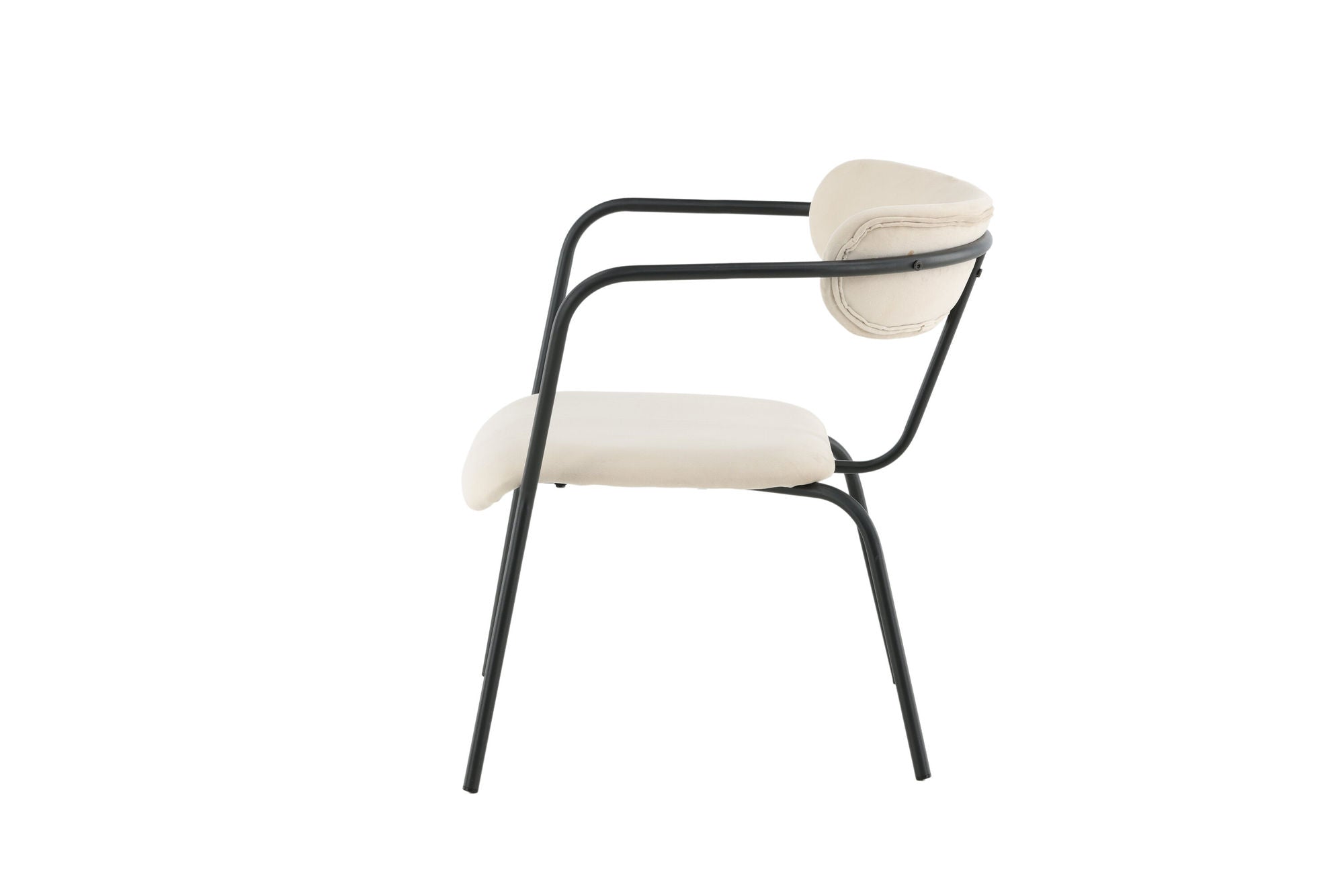 Dana Fåtölj Sammet, Beige