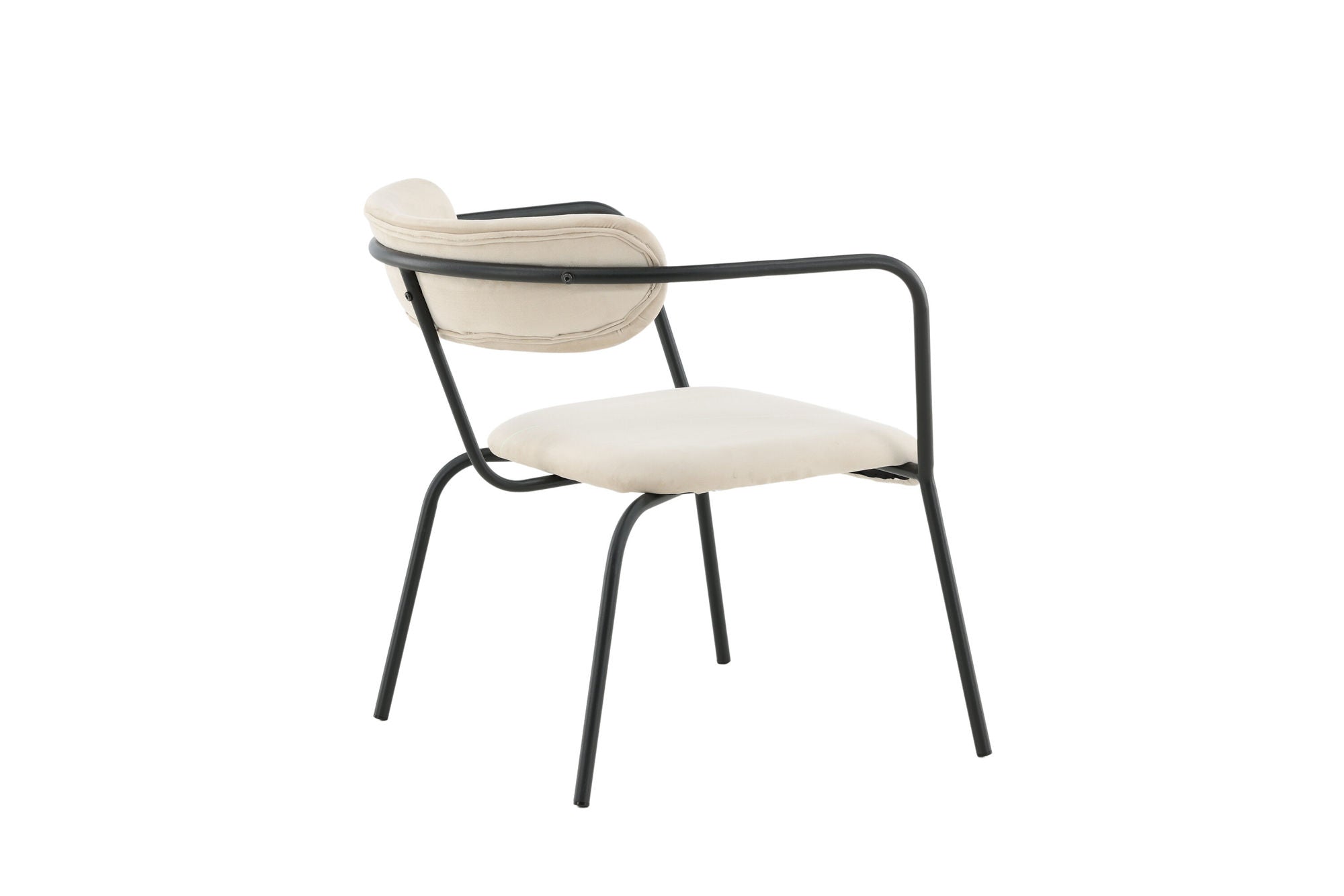 Dana Fåtölj Sammet, Beige