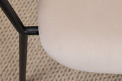 Dana Fåtölj Sammet, Beige