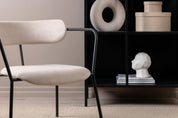Dana Fåtölj Sammet, Beige