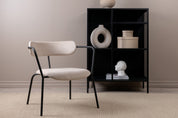 Dana Fåtölj Sammet, Beige
