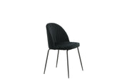 Wrinkles Matstol, Svart 2-Pack