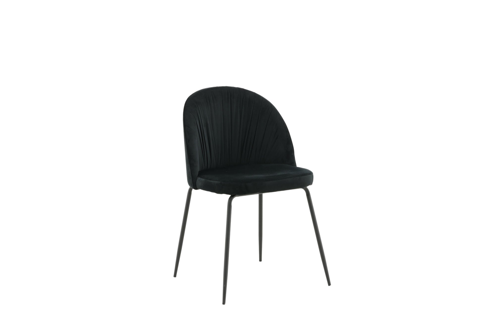 Wrinkles Matstol, Svart 2-Pack