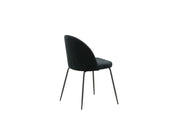 Wrinkles Matstol, Svart 2-Pack
