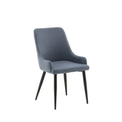 Plaza Matstol, Blå 2-Pack