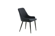Plaza Matstol, Svart 2-Pack