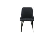 Plaza Matstol, Svart 2-Pack