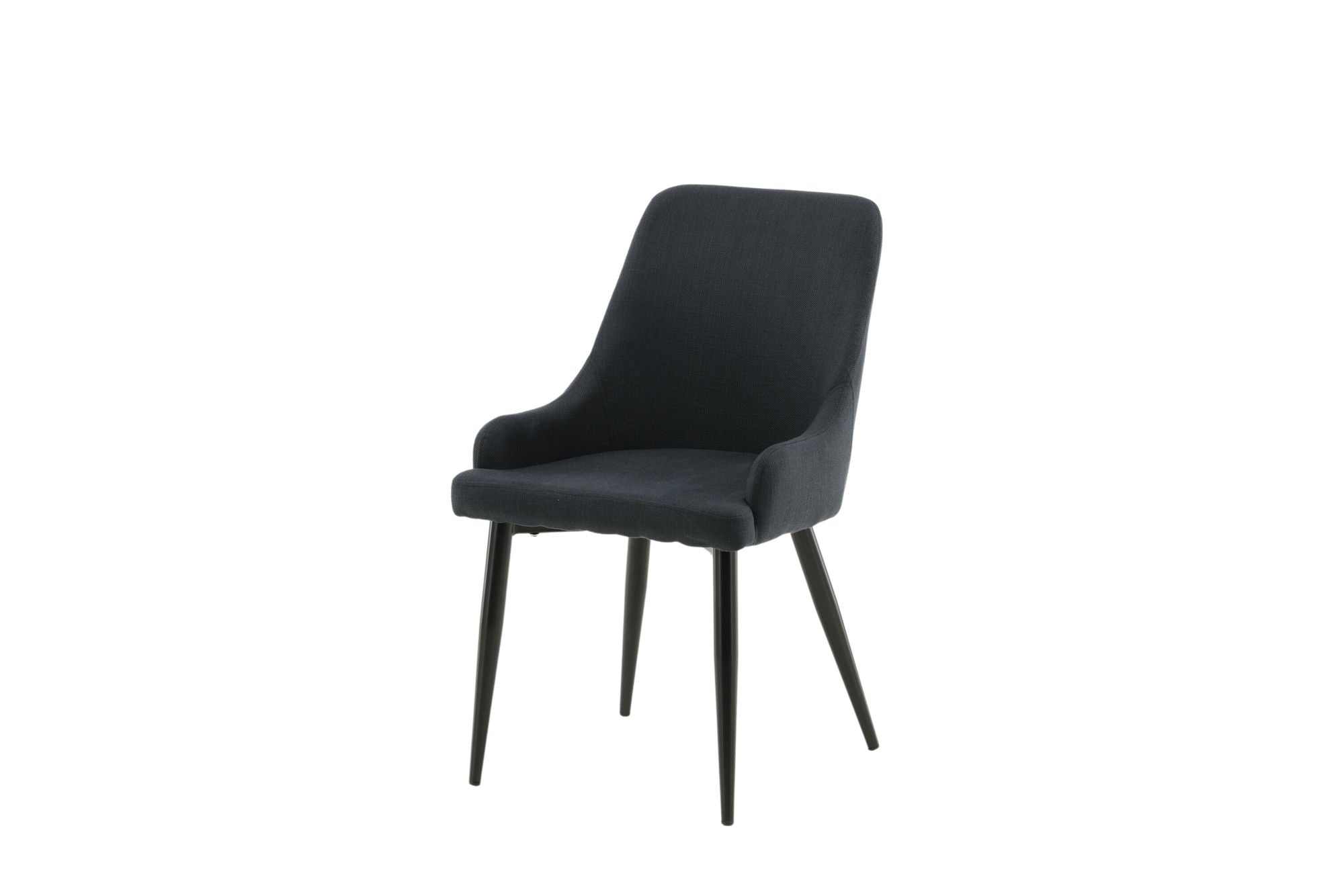 Plaza Matstol, Svart 2-Pack