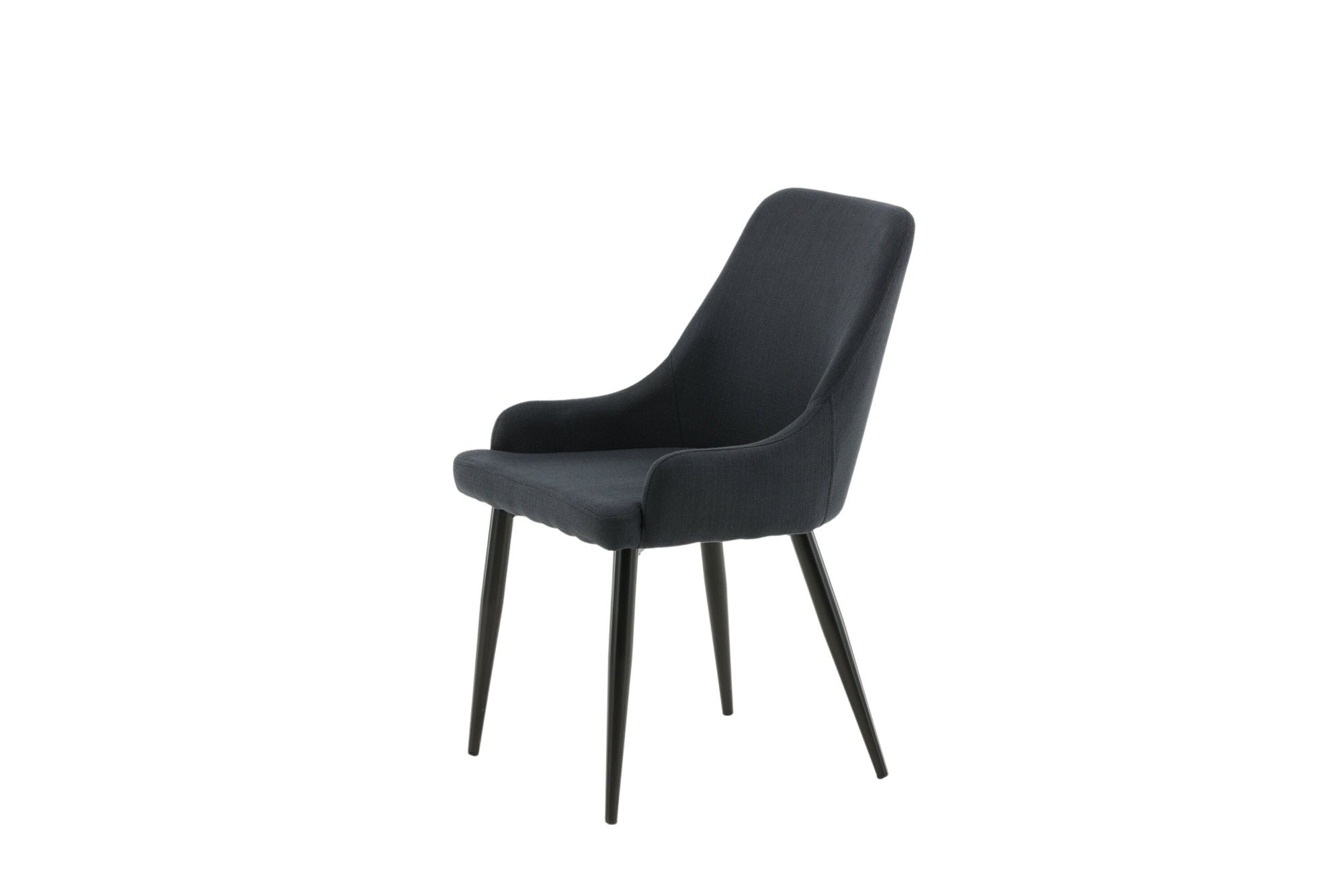 Plaza Matstol, Svart 2-Pack